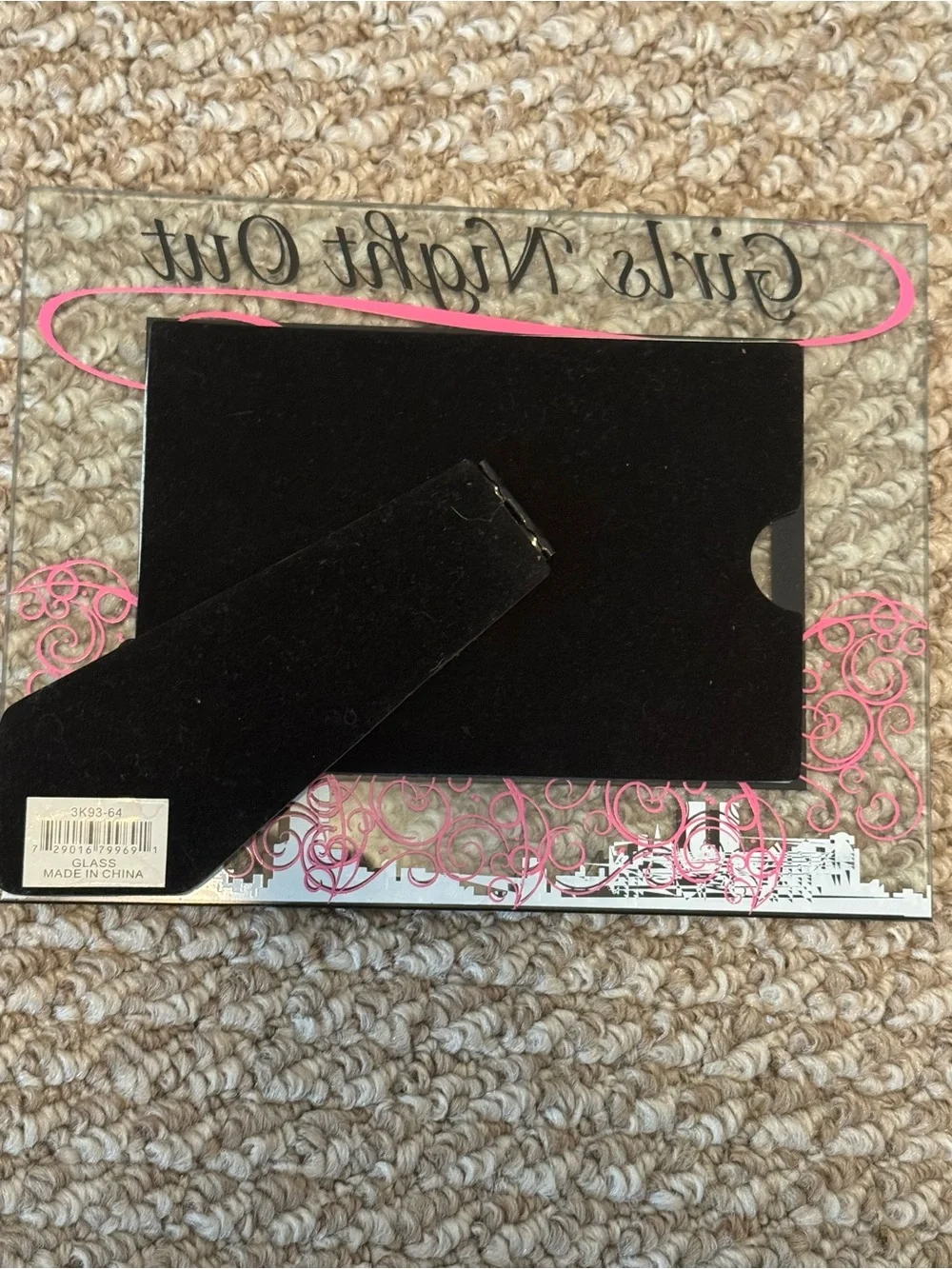 Girls Night Out Decorative Photo Frame - Pink and Black